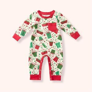 Pete & Lucy  2025 Christmas release “All Wrapped Up” Romper 18-24 months- NWT